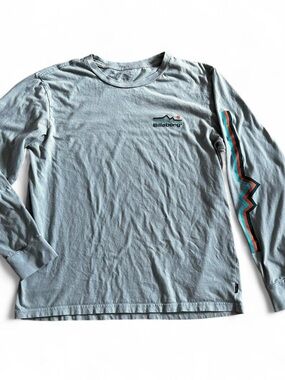 Billabong men’s teal long sleeve cotton T-shirt Size L